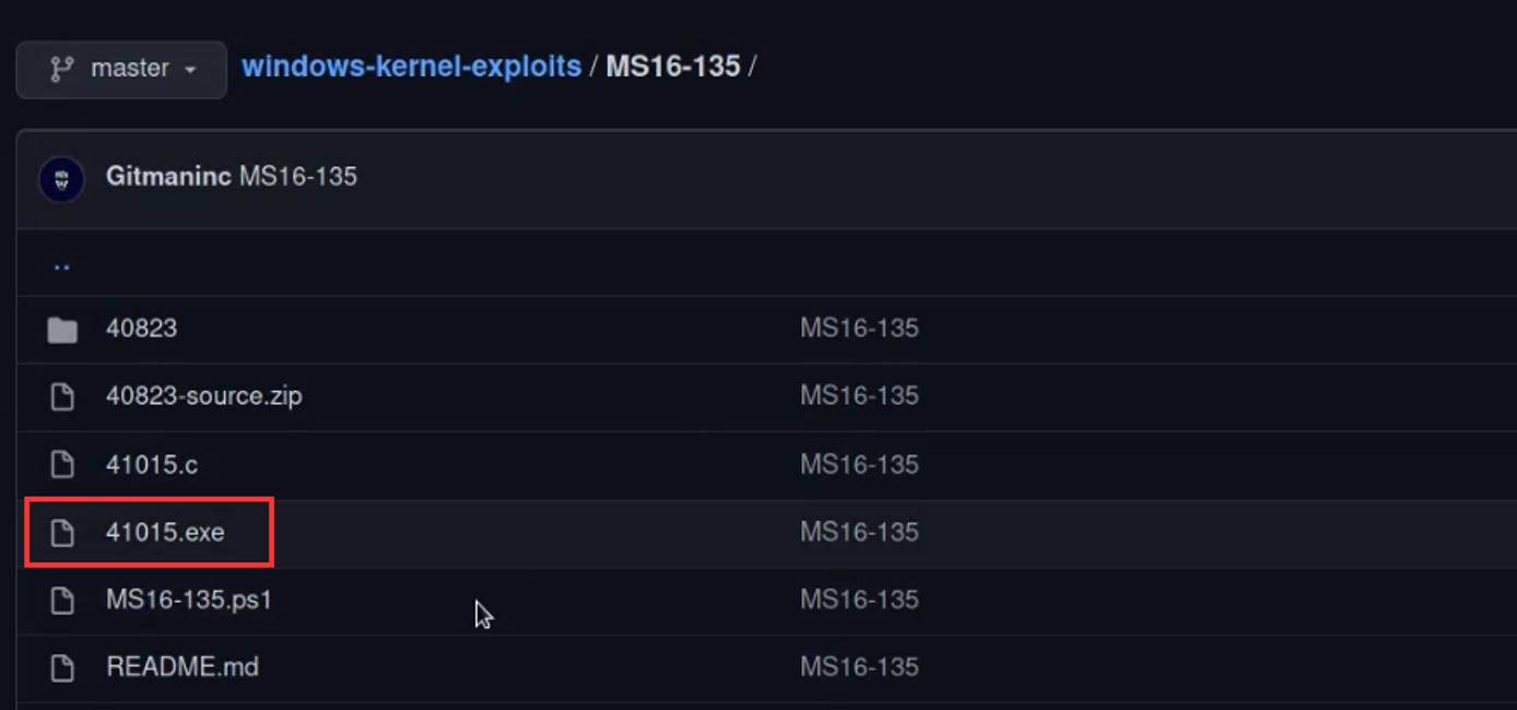 MS16-135 on GitHub